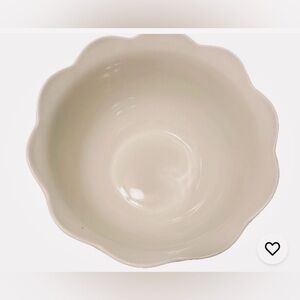 Princess House Cream Floral Bowl